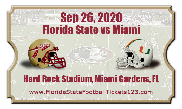 Florida State Seminoles vs Miami Hurricanes Football Tickets | 11/07/20