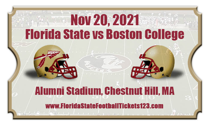 Florida State Seminoles vs Boston College Eagles Football Tickets | 11 ...